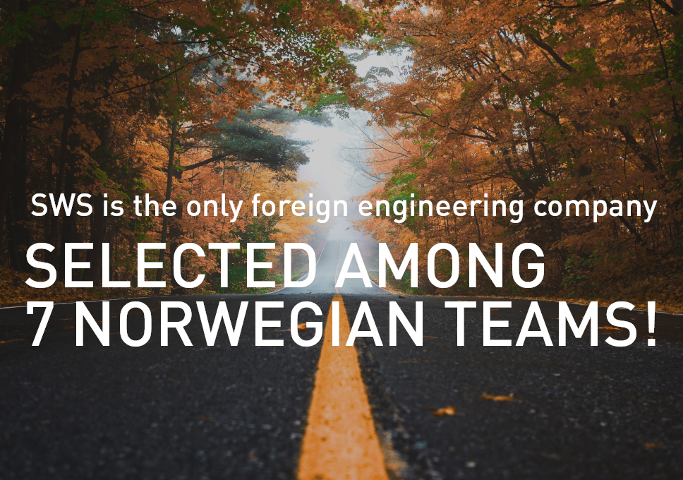 SWS is the only foreign engineering company selected among 7 Norwegian teams!