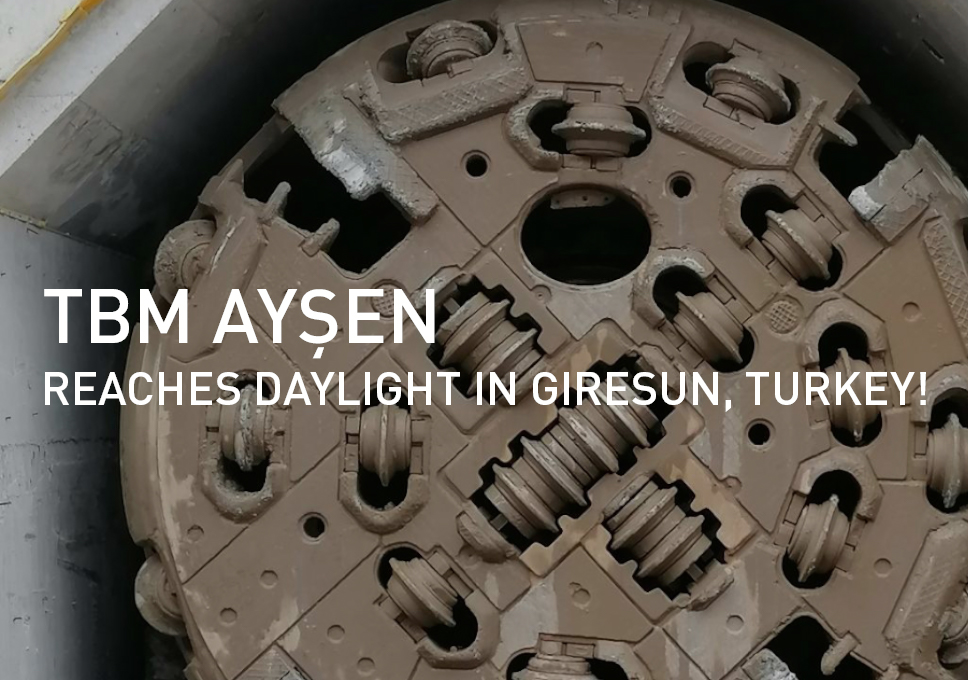 TBM Ayşen reaches daylight in Giresun, Turkey!