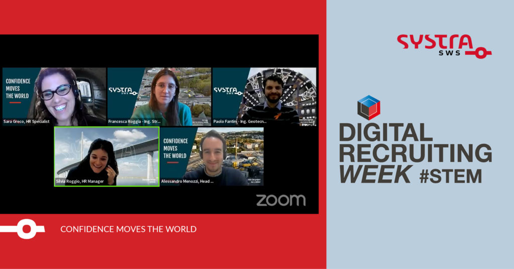 The team of SYSTRA SWS attended the Digital Recruiting Week 2021