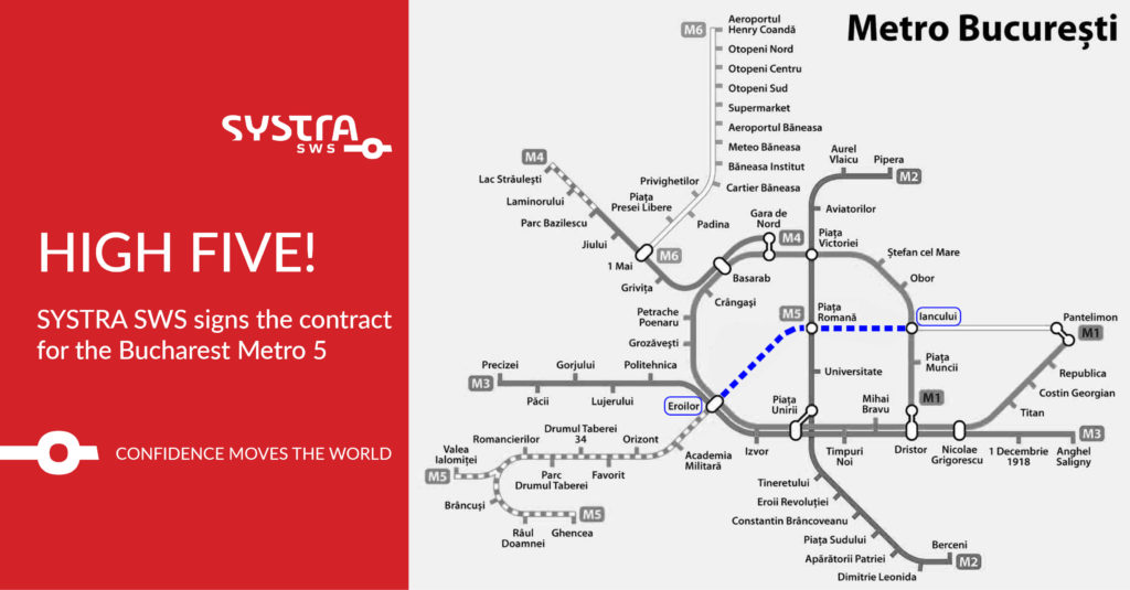 High Five! SYSTRA SWS signs the contract for the Bucharest Metro 5