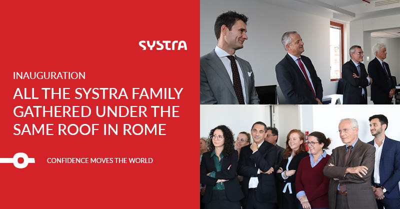 All the SYSTRA family gathered under the same roof in Rome
