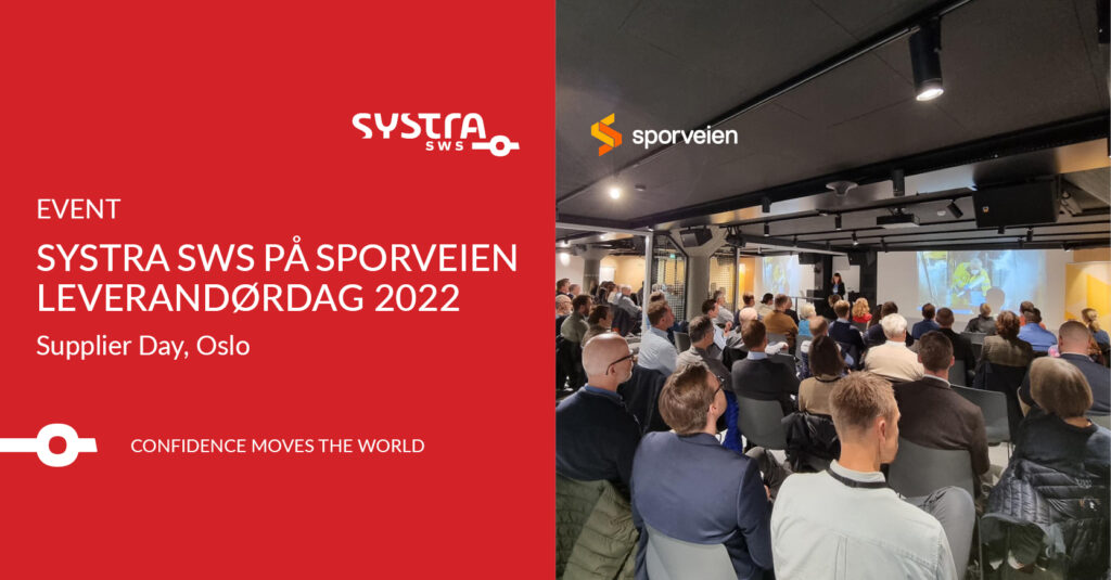 SYSTRA SWS på Sporveien Leverandørdag 2022