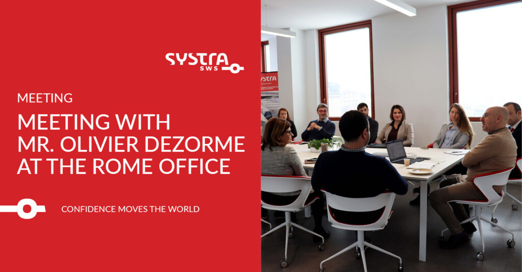 Meeting with Mr. Olivier Dezorme at the Rome office