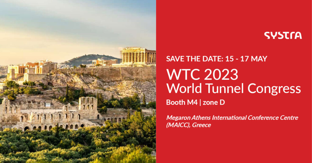 SYSTRA at the World Tunnel Congress 2023 in Athens