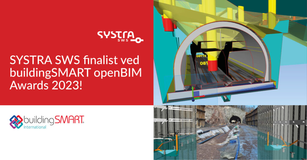 SYSTRA SWS finalist ved buildingSMART openBIM Awards 2023!